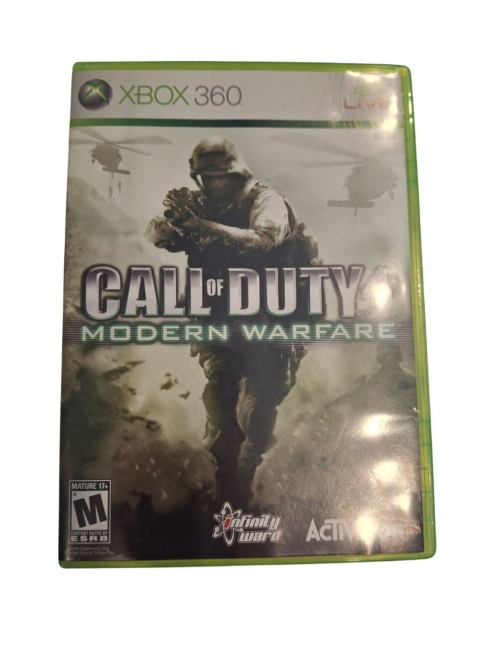 Call of Duty 4 Modern Warfare Xbox 360 Activision 2007 FPS Video Game COD4